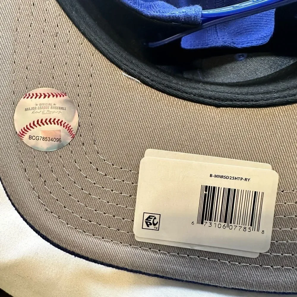 NWT Fan Favorite- Texas Rangers Blue Adjustable Baseball Cap